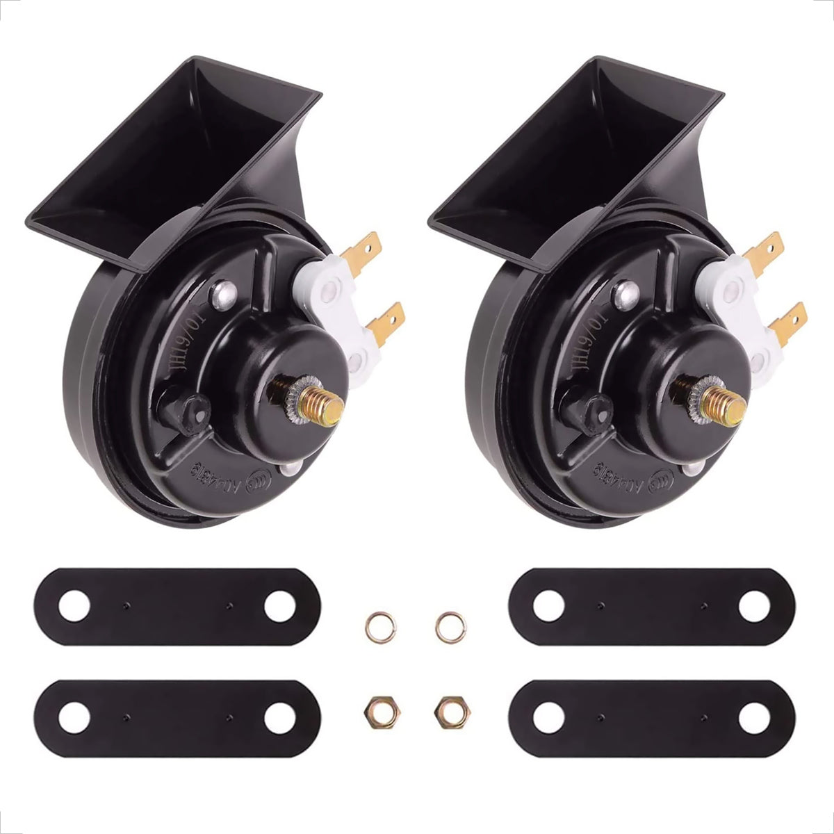 Evermotor Universal Hupe - 12V 118 dB Auto Motorrad Horn, E-geprüft