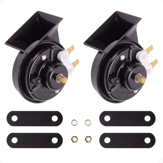 Evermotor Universal Hupe - 12V 118 dB Auto Motorrad Horn, E-geprüft