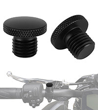 Evermotor Ein Paar M8 M10 CNC Aluminium Anodische Oxidation Motorrad Spiegel Blindstopfen Schrauben Gewinde Verkleidungsschrauben