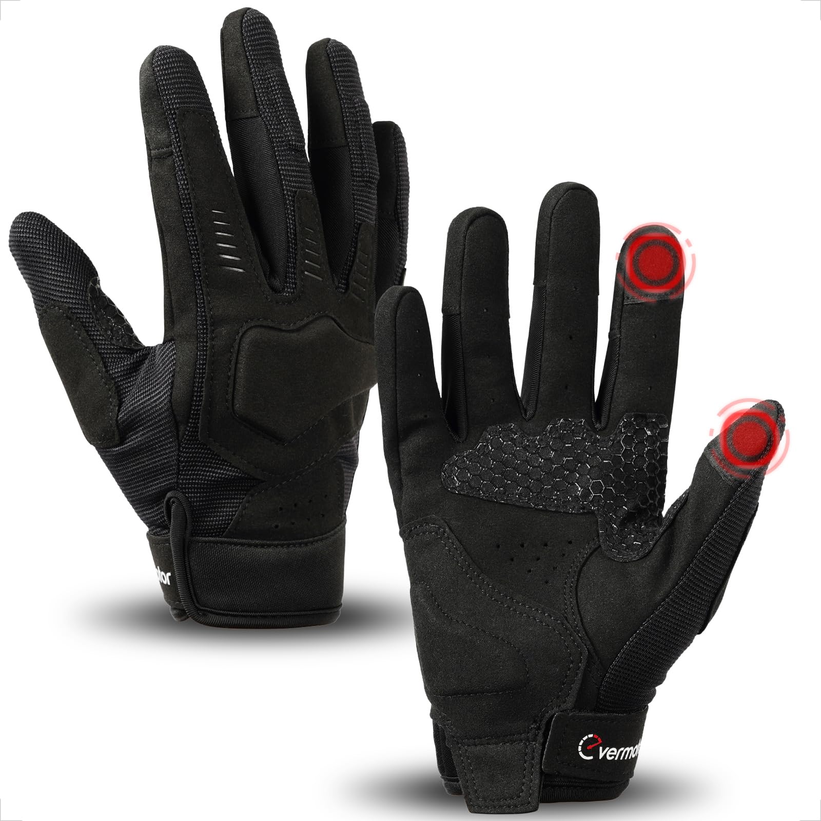 Sommer Motorradhandschuhe Touchscreen, atmungsaktiv Damen Herren