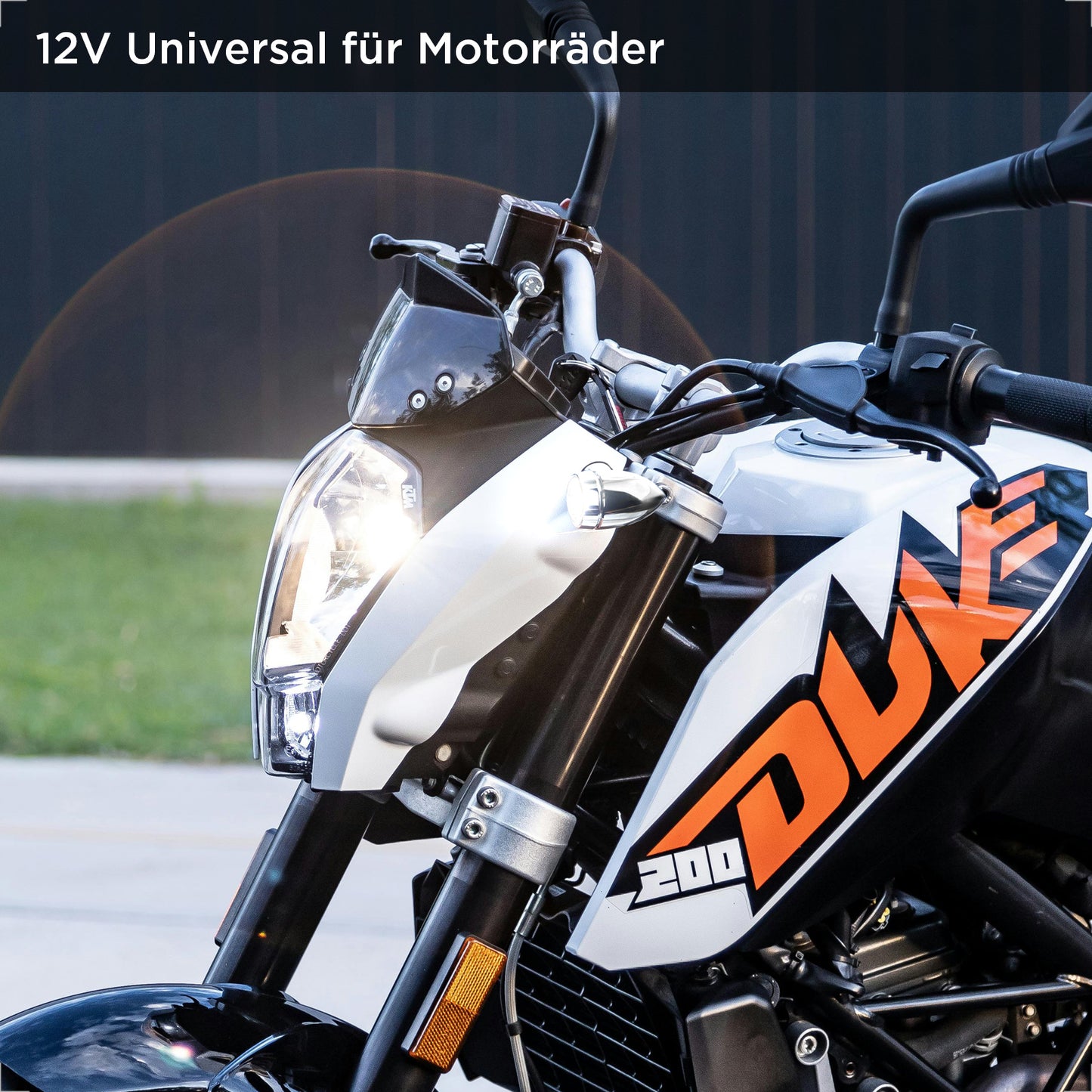 evermotor Chrom Motorrad Blinker LED Bullet, 2/4 Stück, E-geprüft E32, CNC-Aluminium, 12V – Varianten: Amber, Amber&Rot 3in1 (Blinker+Rücklicht+Bremslicht), Amber&Weiß 2in1