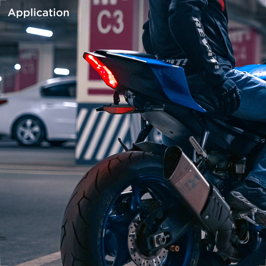 Evermotor Universal Motorrad Rückstrahler, E4-geprüft, für alle Modelle