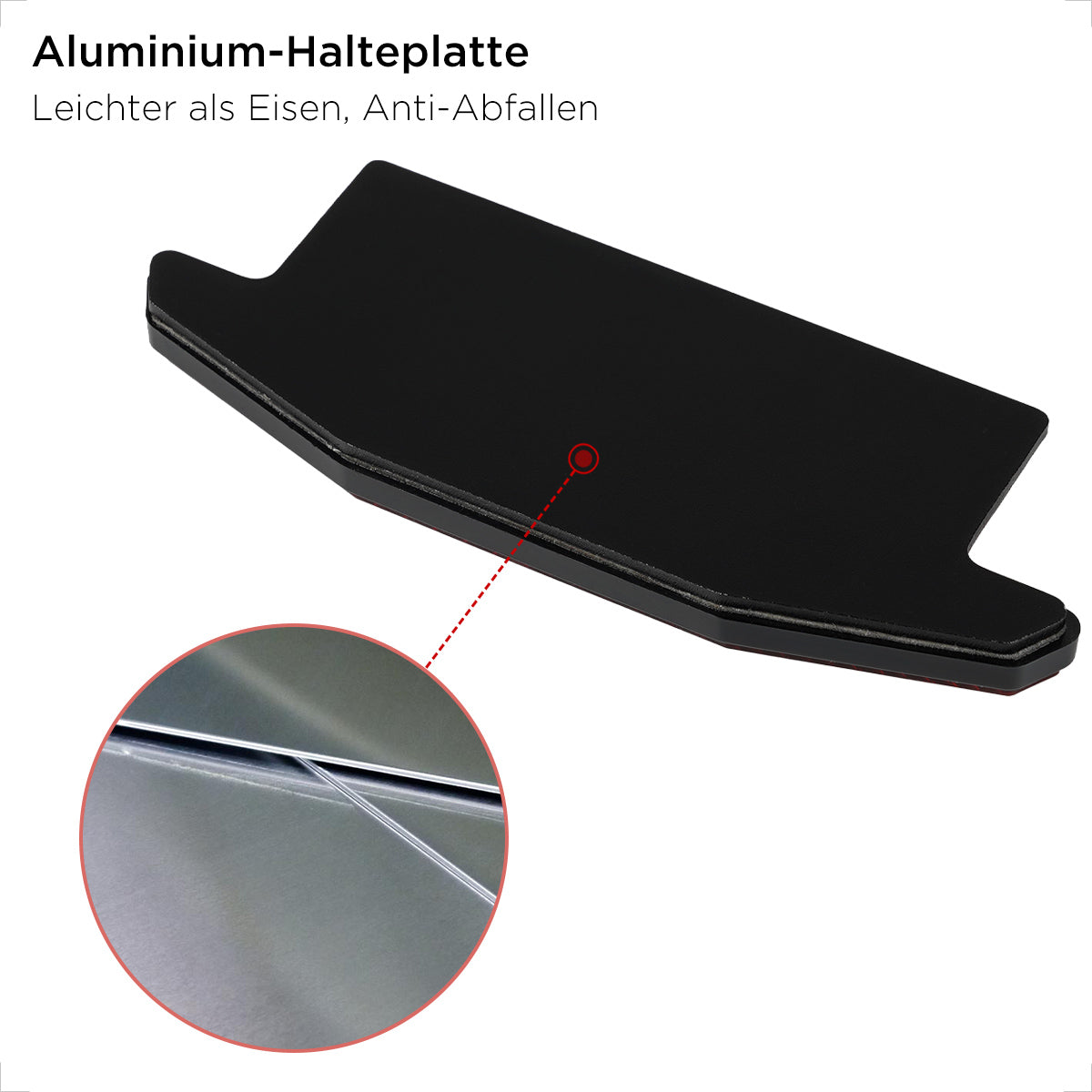 Evermotor E4 Motorrad Rückstrahler aus Aluminium, Selbstklebend