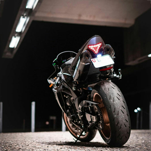 Evermotor E4-geprüfte Motorrad Rückstrahler, T-Halterung, 2er Set