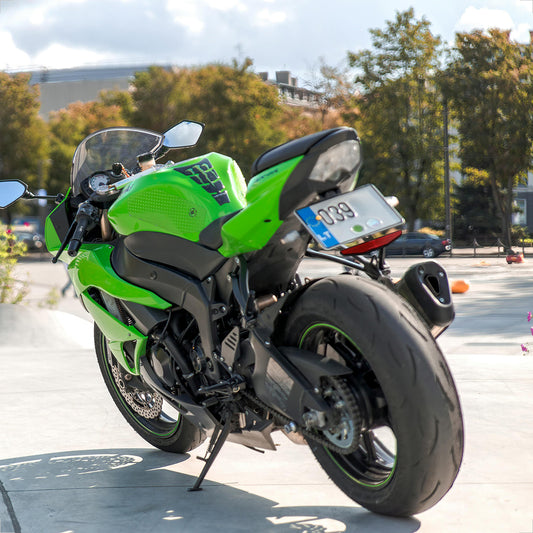 Evermotor E4 Motorrad Rückstrahler, T-Halter, 2er Set