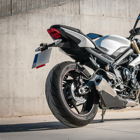 Evermotor Mini Motorrad Reflektor, E4, Alu, 2 Stk, Selbstklebend