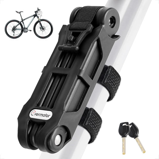 Faltschloss Fahrrad 85cm gehärteter Stahl, faltbar mit Halterung