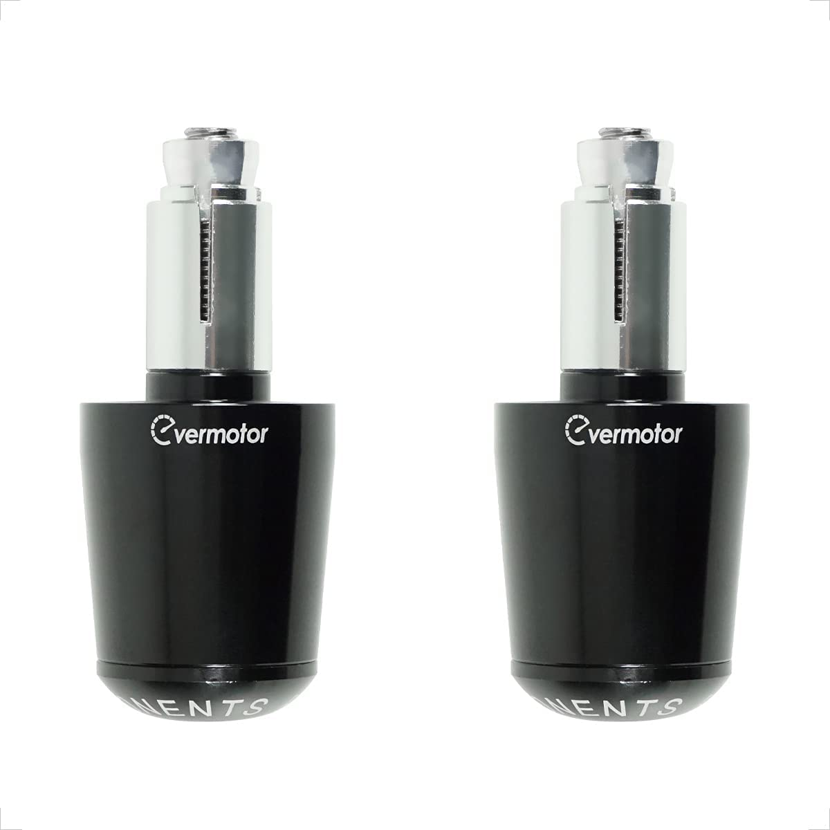 Evermotor Motorrad Lenkergriffe Endkappen Ø22mm aus Aluminium CNC