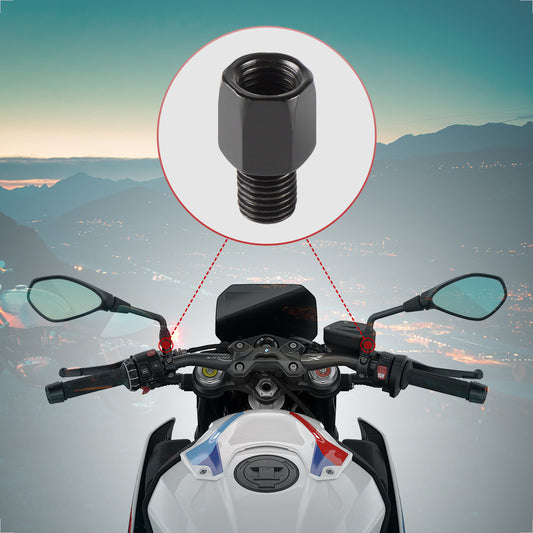 Evermotor Spiegel Adapter - M10 Rechts auf M8&M10 Links/Rechts