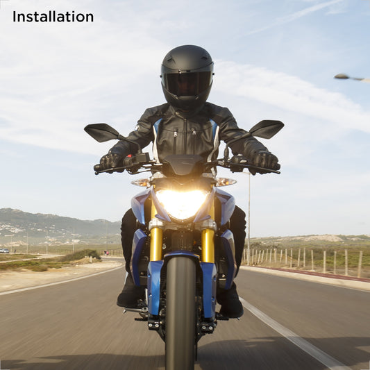 Evermotor Motorrad Rückspiegel Set - mit betonter Spinalstabilität