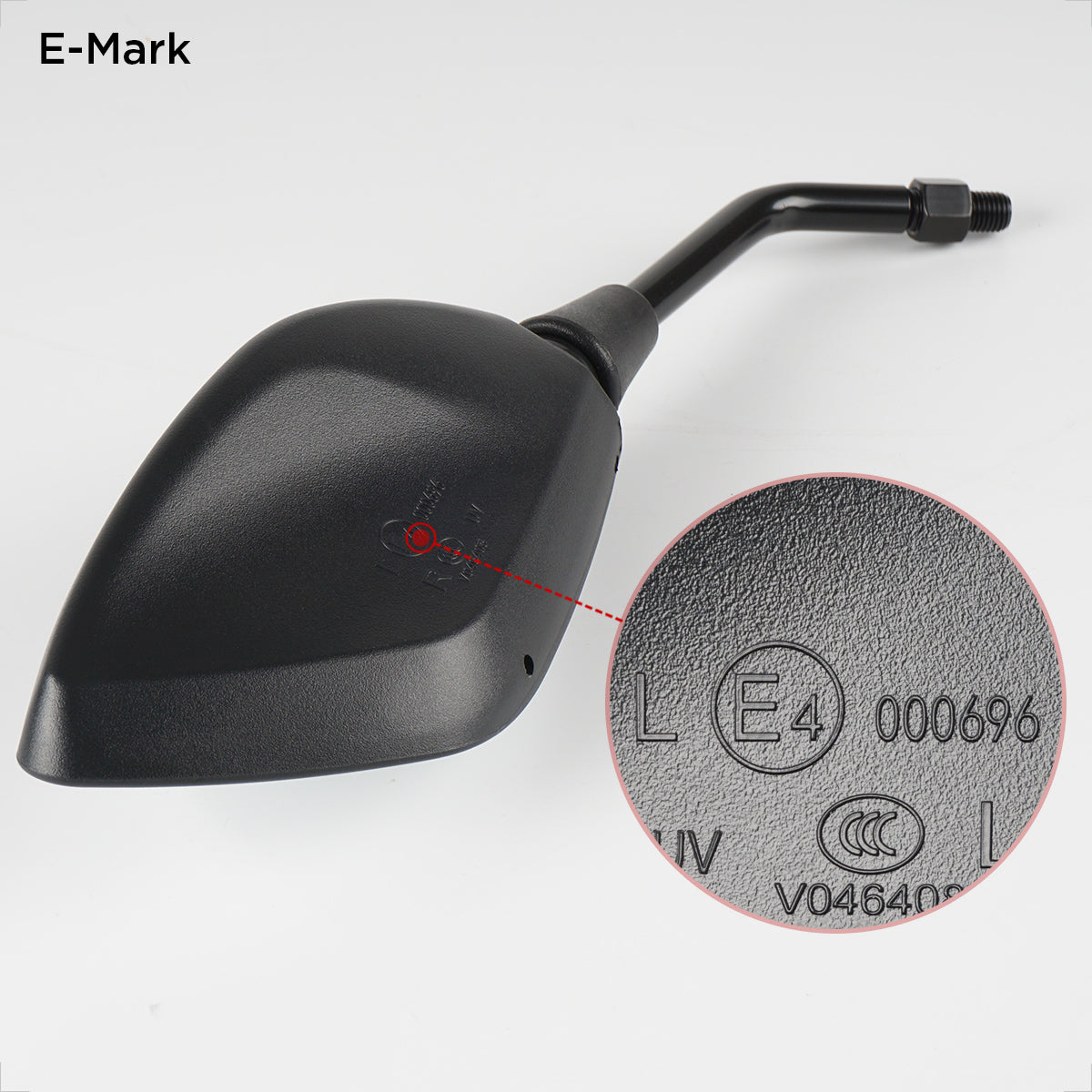 Evermotor Universal M8 M10 E-geprüfte Motorrad Rückspiegel