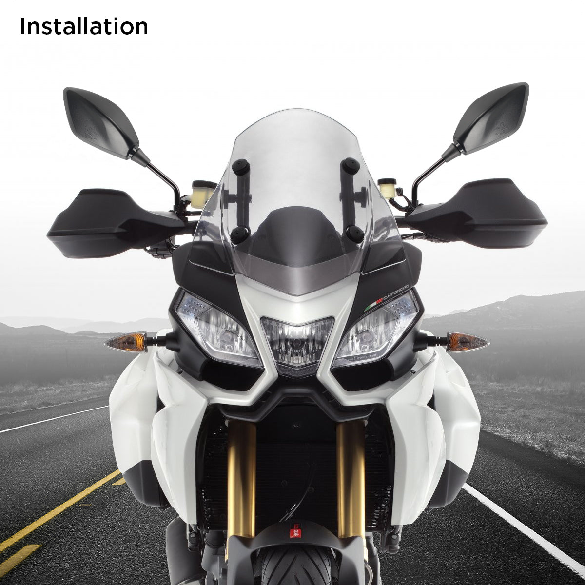 Evermotor Universal M8 M10 E-geprüfte Motorrad Rückspiegel