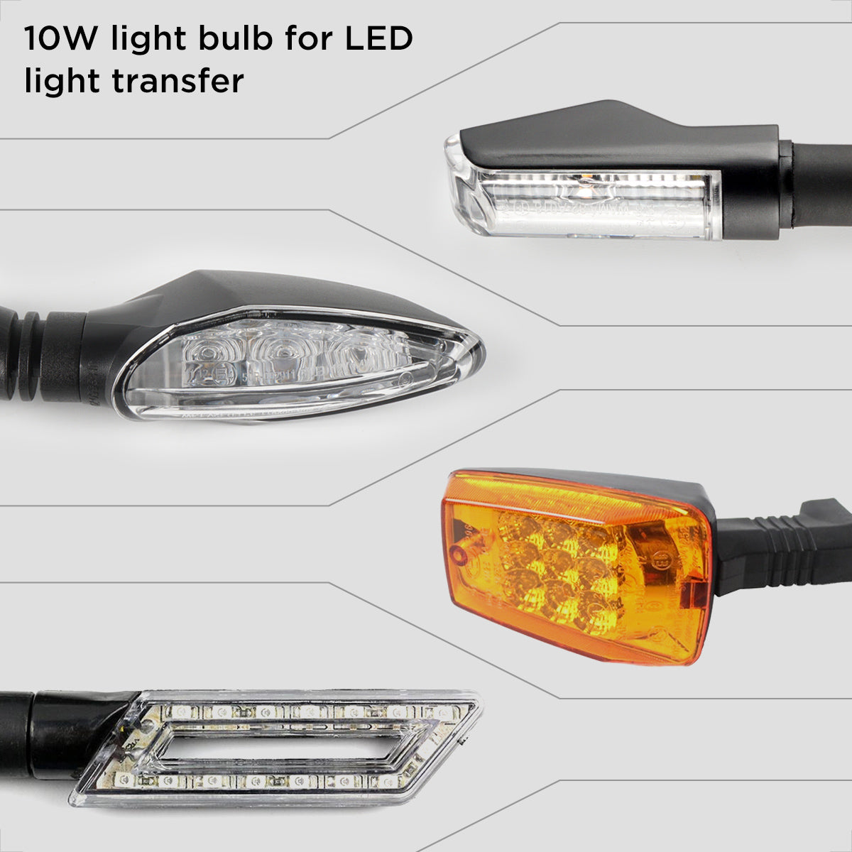 Evermotor 12V LED Motorrad Blinker Lastwiderstände