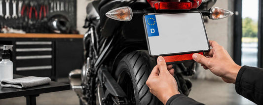 Motorrad-Reflektor kleben: So hält er dauerhaft
