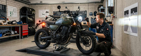 Motorrad-Umbau vor der HU: Sichtbarkeit und Beleuchtung richtig prüfen