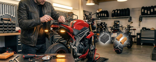 LED-Blinker am Motorrad blinken zu schnell: Widerstand oder Relais?