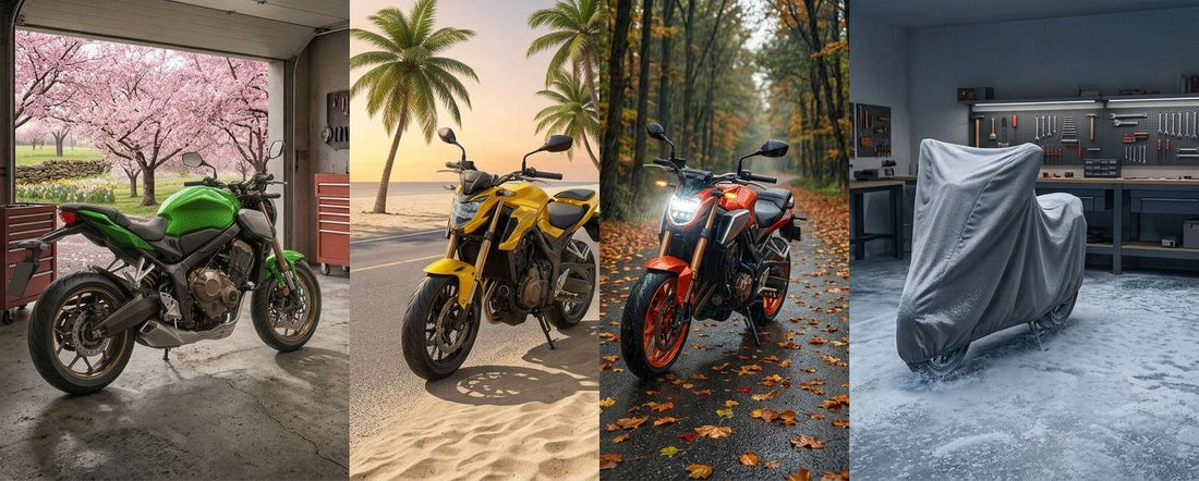 Motorrad Saisoncheck: Was Sie im Frühling, Sommer, Herbst und Winter prüfen sollten