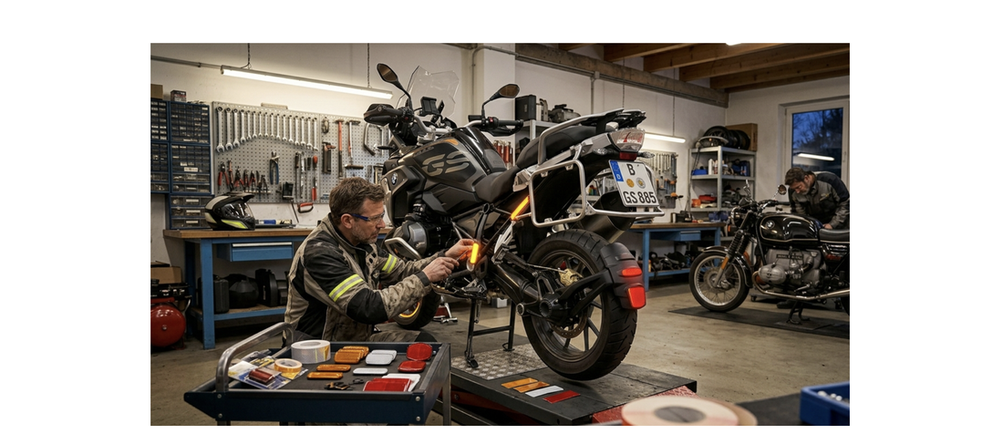 Motorrad Reflektoren: Welche Arten es gibt und worauf es ankommt