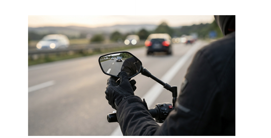 Motorradspiegel richtig einstellen: So reduzieren Sie tote Winkel