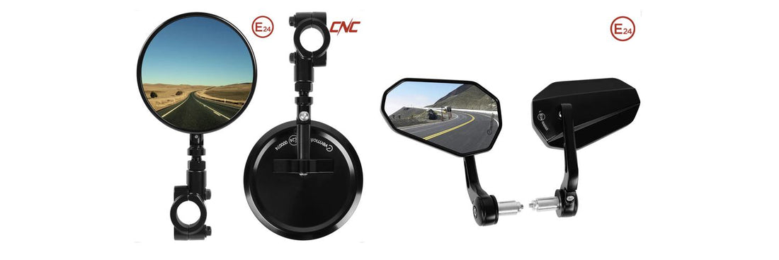 Sollte man runde oder eckige Motorradspiegel wählen?