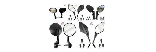 Ein Artikel, der alles erklärt ：Welcher Motorradspiegel passt zu deinem Bike?