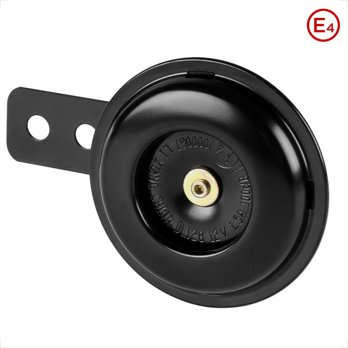 Evermotor E-geprüftes 12V Signalhorn - Schwarz, Universal