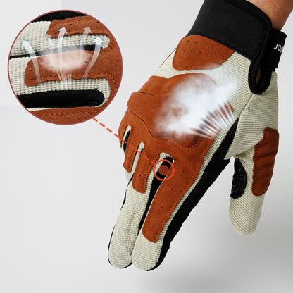 Sommer Motorradhandschuhe atmungsaktiv, Touchscreen kompatibel