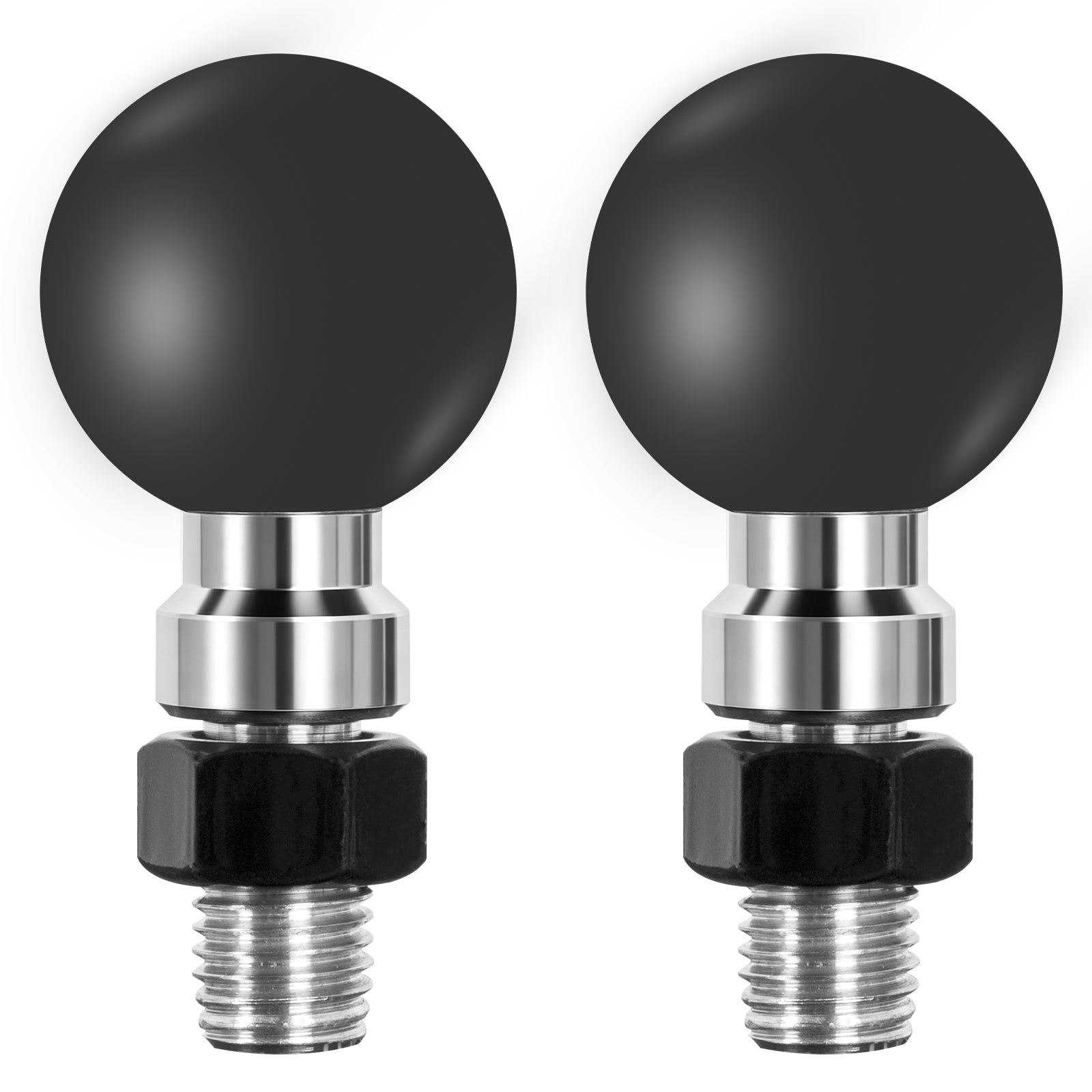 Motorrad Kugelkopf Adapter 1 Zoll M10 x 1,25 für Spiegelgewinde