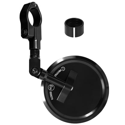 evermotor Motorrad Lenkerendenspiegel E24-geprüft, für 22 & 25,4 mm Lenker