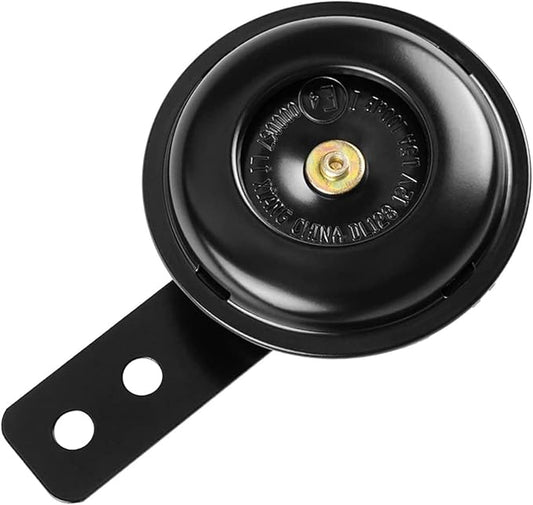 E-geprüfte Hupe 12V Signalhorn, Metall schwarz universal