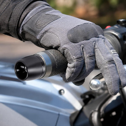 Evermotor 2 X Motorrad CNC Aluminum Lenkergriffe Lenkerenden, Motorrad Lenkergriffe Endkappen für Meisten Motorrand/Roller