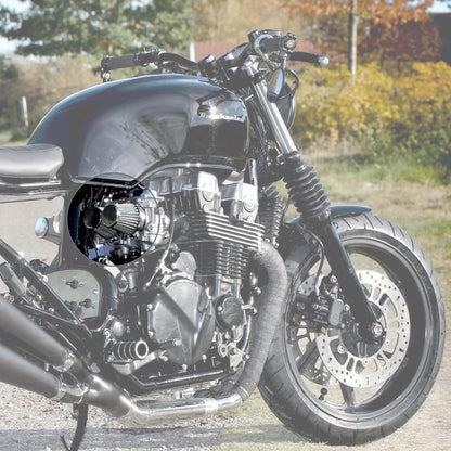 Doppelschicht Stahl Luftfilter Motorrad, waschbar und wiederverwendbar, Verschiedene Größen