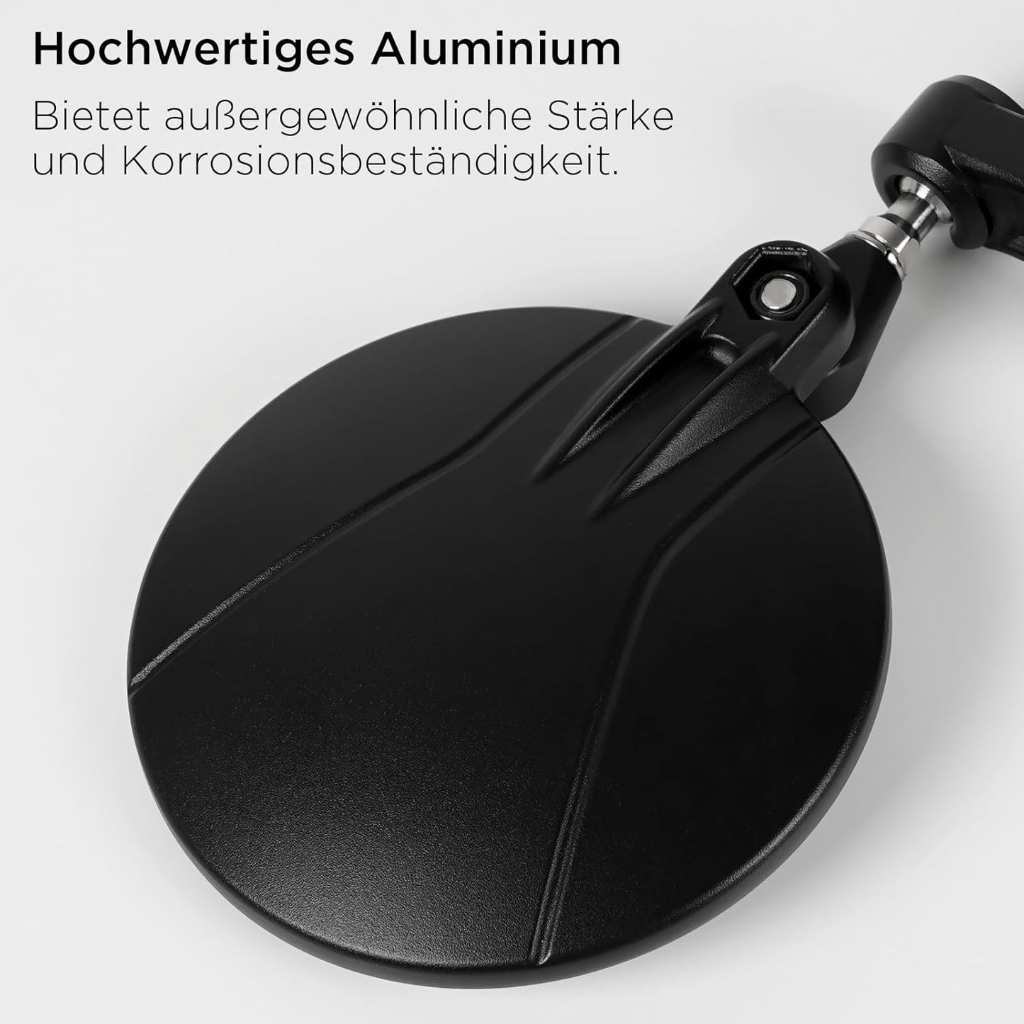 E9 Motorrad Spiegel 360° drehbar Aluminium Lenkerendenspiegel