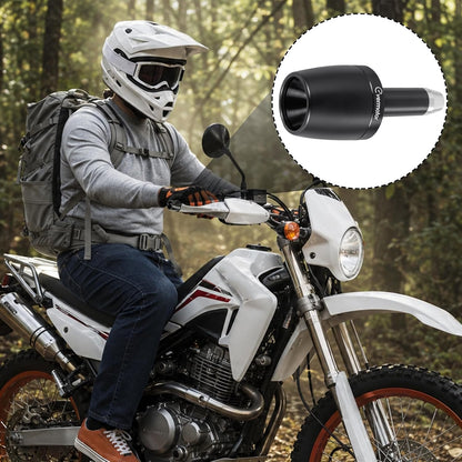 Motorrad Lenkerenden CNC Aluminium, Lenkerendkappen, Motorrad Lenkergriffe Endkappen für Meisten Motorrand/Roller