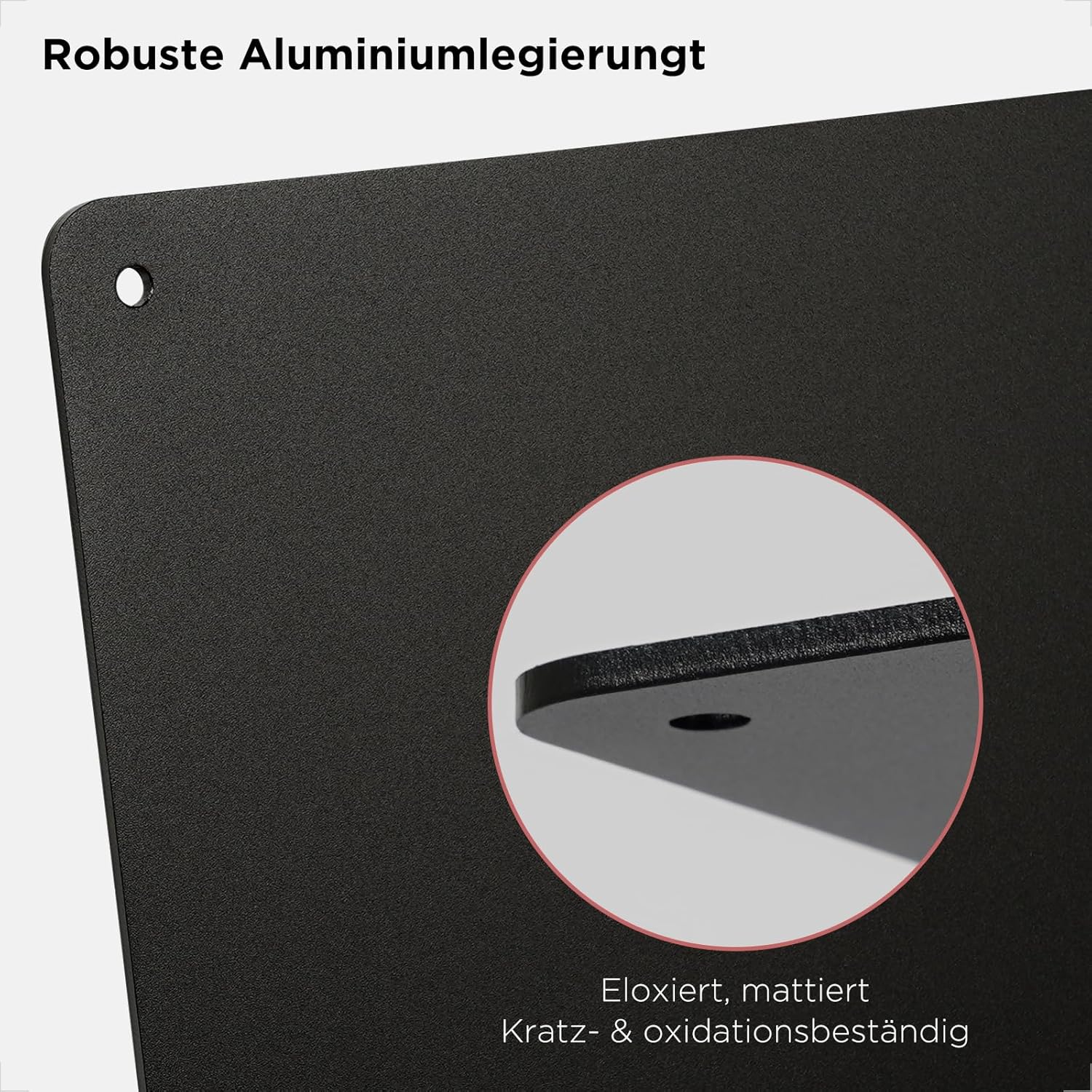 evermotor Motorrad Kennzeichenhalter 180x200 mm, mit 100 mm Reflektor, Aluminium Nummernschildhalter Motorrad-kennzeichenhalter, Rückstrahler Hinten Katzenaugen Reflektoren Aluminiumlegierung