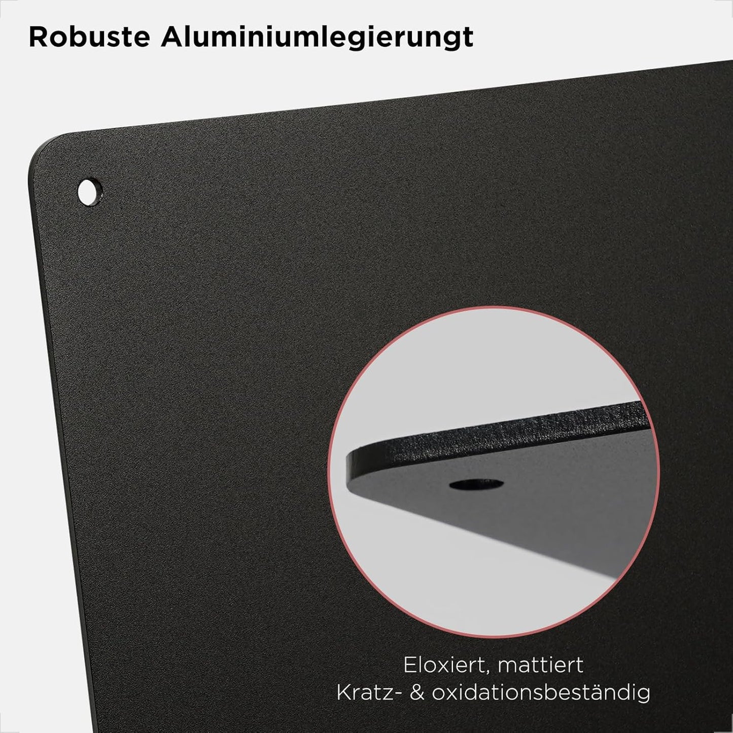 evermotor Motorrad Kennzeichenhalter 180x200 mm, mit 100 mm 150° Reflektor, Aluminium Motorrad Nummernschildhalter, Rückstrahler Hinten Katzenaugen Aluminiumlegierung