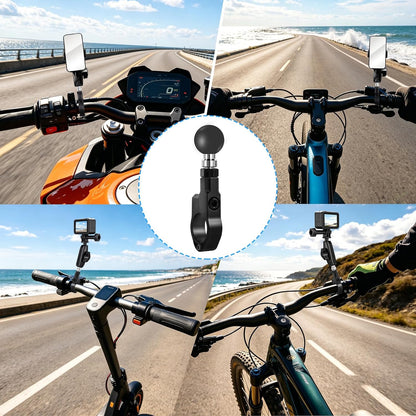 evermotor Motorrad Kugelkopf Halterung, für 22/25 mm Lenker, 2 Stück