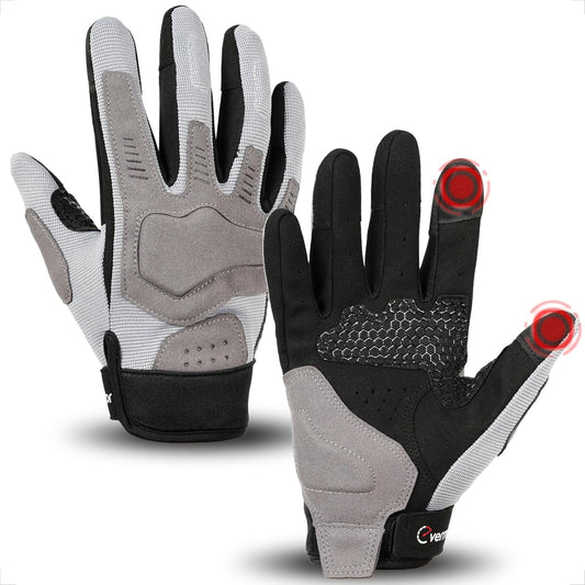 evermotor Motorradhandschuhe, Motorrad Handschuhe Herr Damen, Sommer Handschuhe Touchscreen für Motorrad, Motocross, Roller, Moped, Quad, ATV, Mountainbike