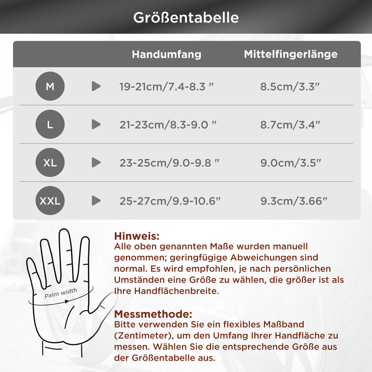 Motorrad Handschuhe Sommer Herren Damen, Touchscreen
