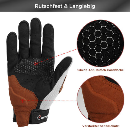 Motorrad Handschuhe Sommer Herren Damen, Touchscreen