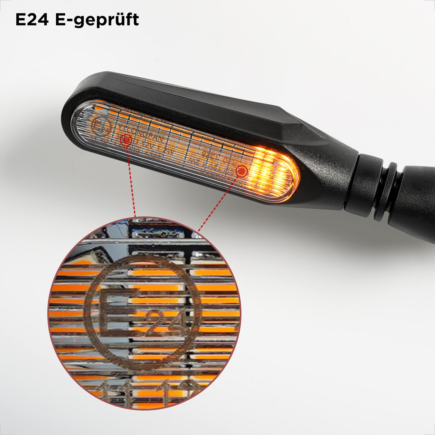 Universelle Motorrad LED Blinker 12V E-geprüft