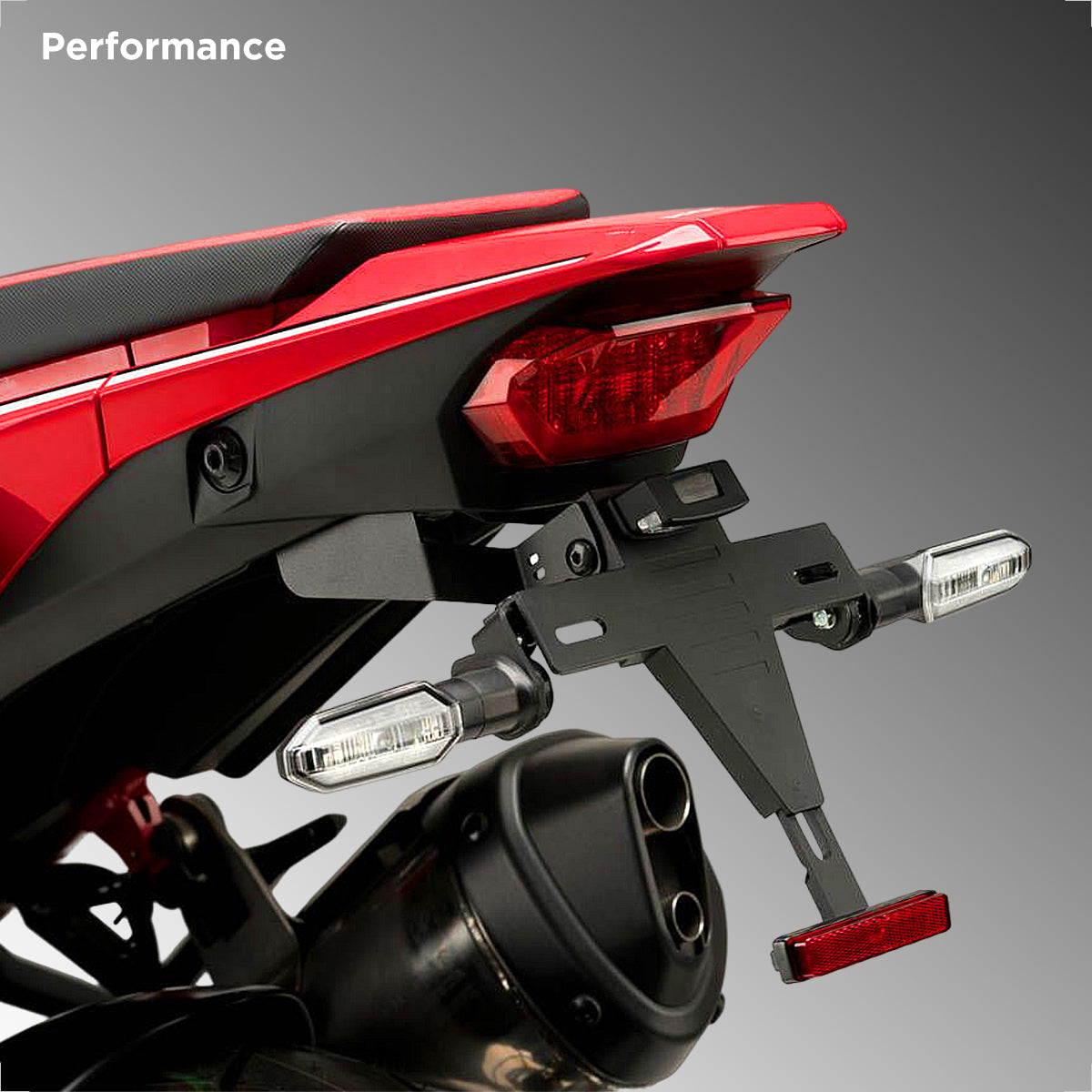 Evermotor Mini-Rechteck-Reflektoren für Motorrad und Fahrrad - E-geprüft