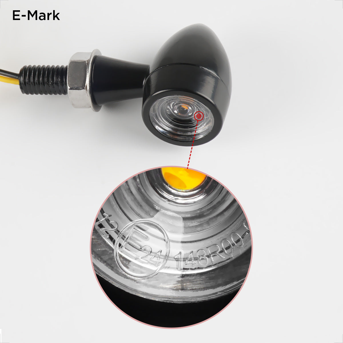 Evermotor Mini LED Blinker - E-geprüft, Wasserdicht, und Stilvoll!