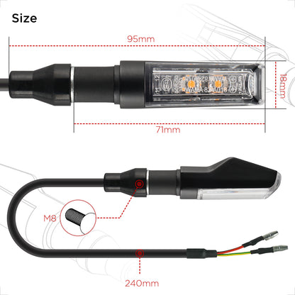 Evermotor 12V LED Blinker: Doppelt hell & wasserdicht